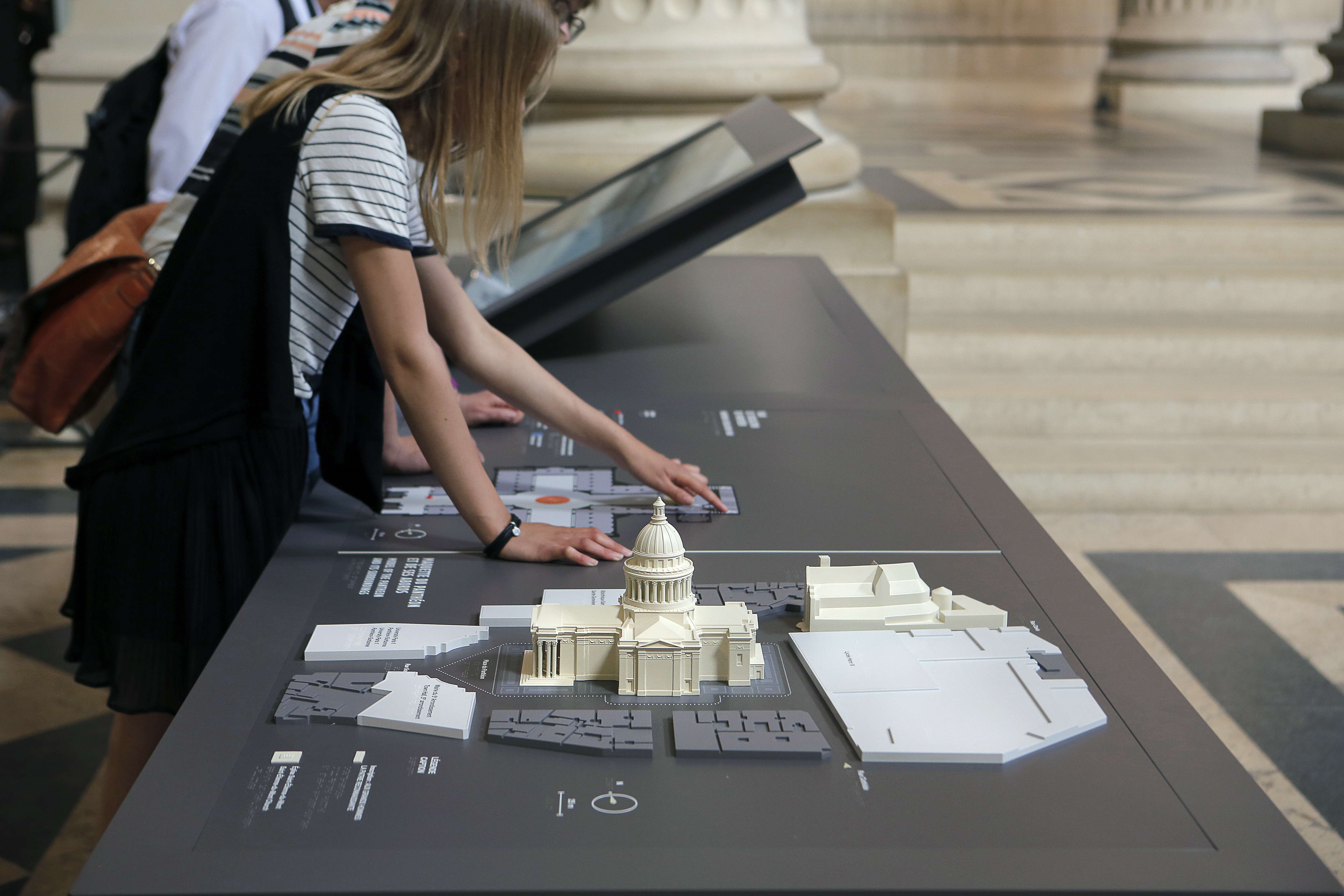 Maquette tactile du Panthéon