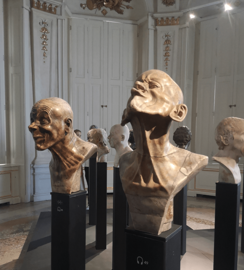 Jeder „Charakterkopf“ von Messerschmidt offenbart eine Emotion. Bildnachweis: TS.