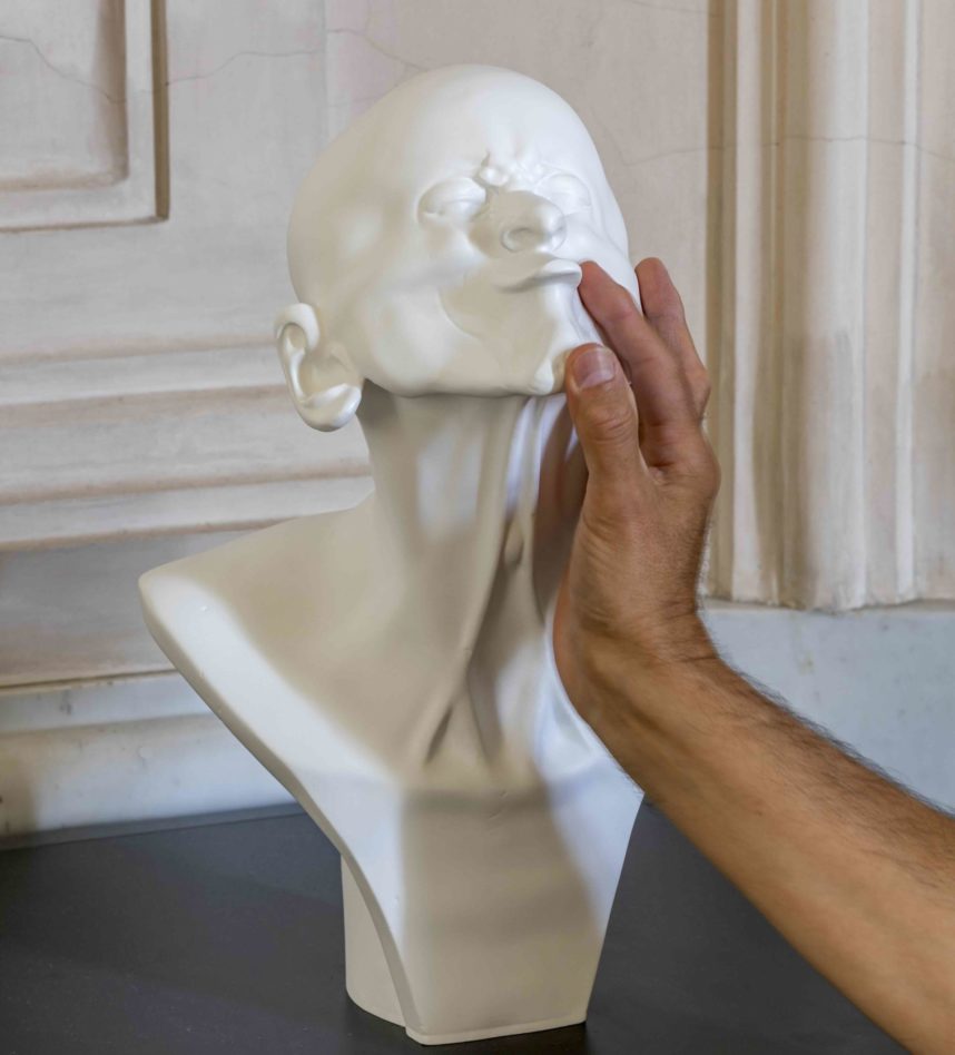 Tastmodell eines Charakterkopfes - Konzeption und Fertigung von Tactile Studio